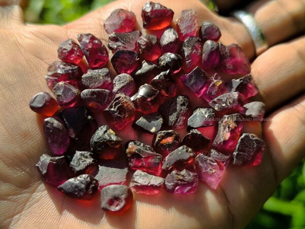 Natural Garnet Rough Collection