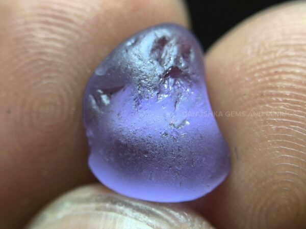 Natural Lavender Sapphire Rough