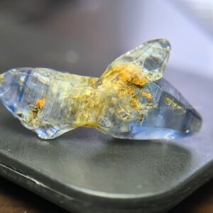 Double Terminated Blue Sapphire Huge Twin Crystal