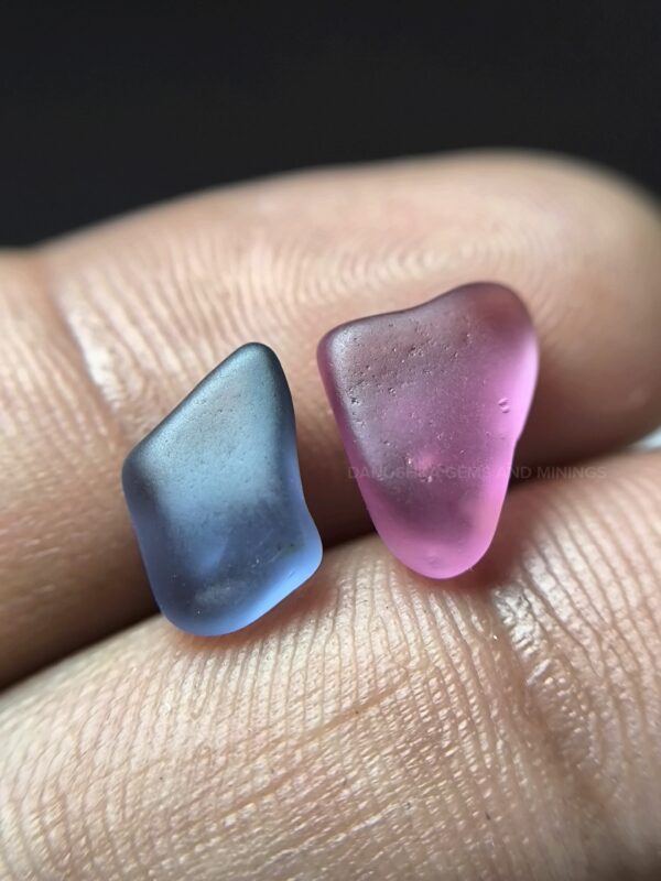 Facet Grade Natural Blue & Pink Spinel Rough