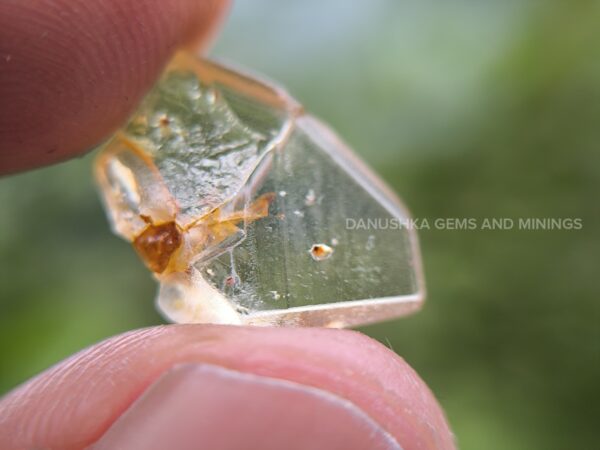 Natural Uncommon Yellow Sapphire Twin Crystal