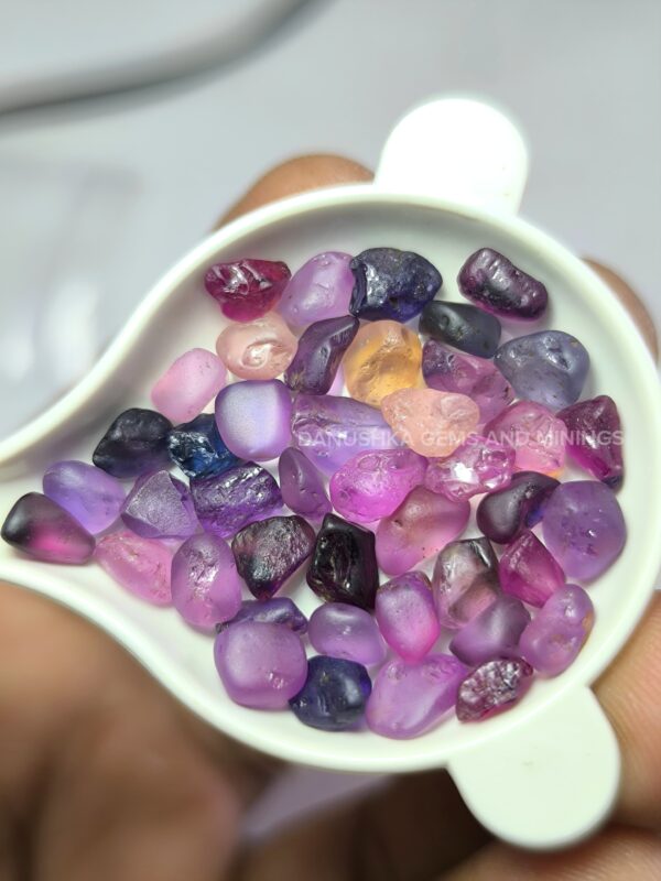 Facet Grade Natural Sapphire and Ruby Rough Collection