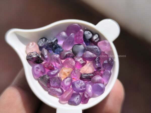 Facet Grade Natural Sapphire and Ruby Rough Collection
