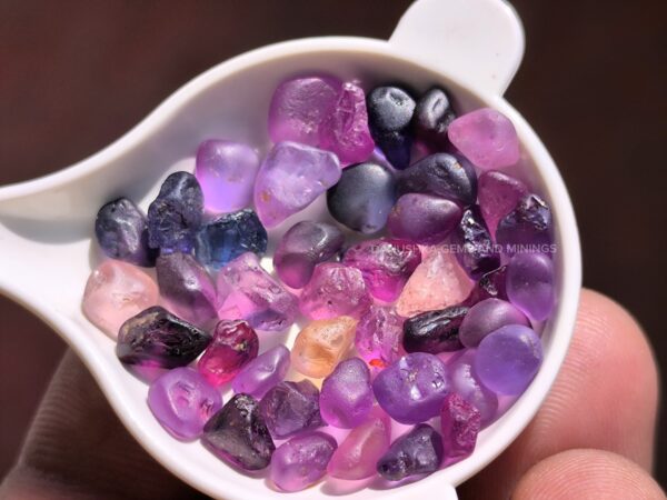 Facet Grade Natural Sapphire and Ruby Rough Collection