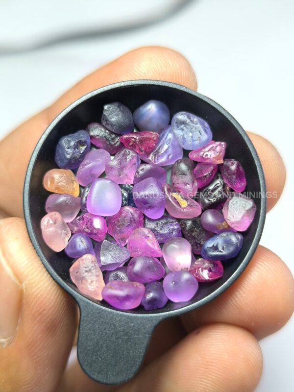 Facet Grade Natural Sapphire and Ruby Rough Collection