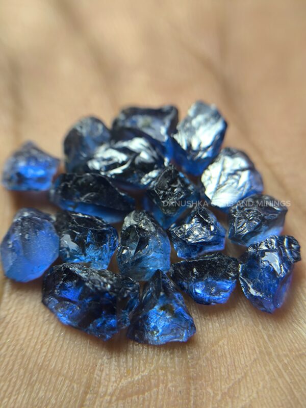 Natural Blue Sapphire Rough Collection
