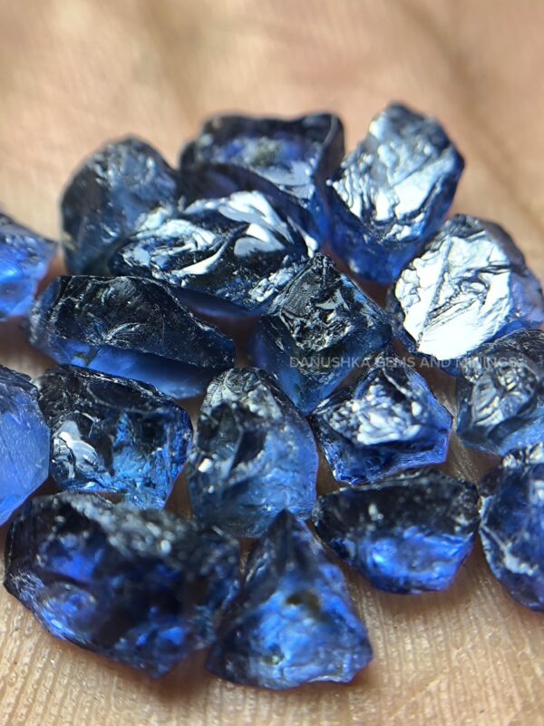 Natural Blue Sapphire Rough Collection