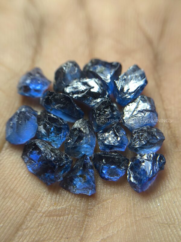 Natural Blue Sapphire Rough Collection