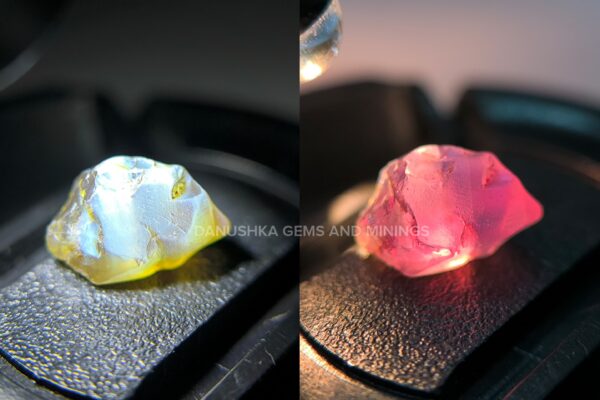 Color Change Alexandrite Cats Eye Rough