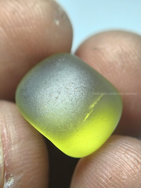 Facet Grade Ceylon Natural Green Chrysoberyl Rough