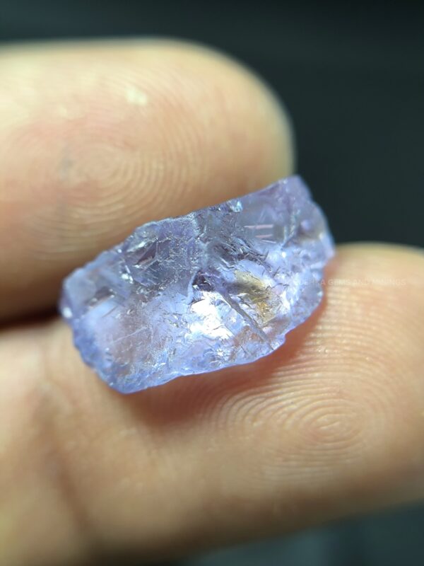 Facet Grade Natural Lavender Spinel Rough