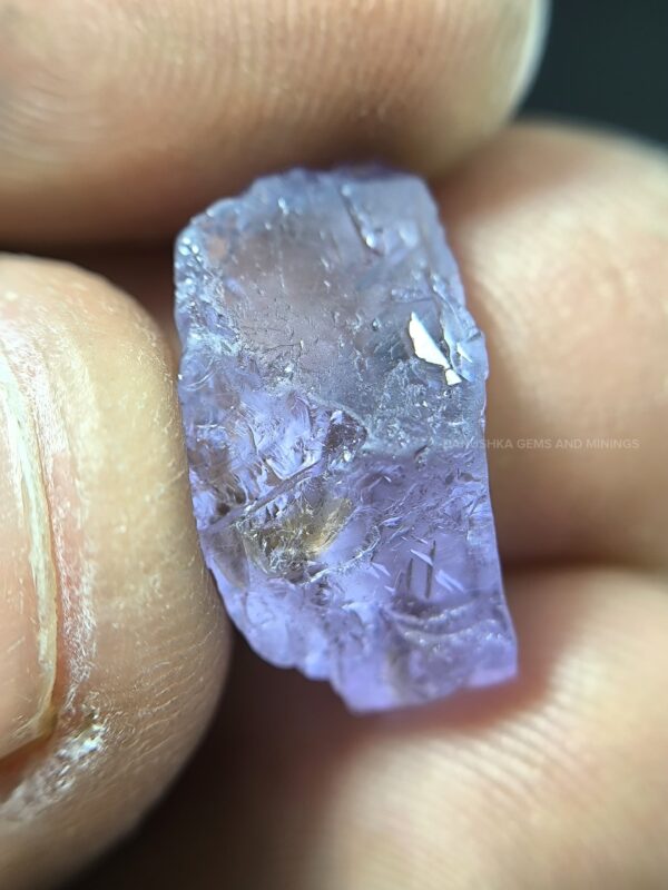 Facet Grade Natural Lavender Spinel Rough