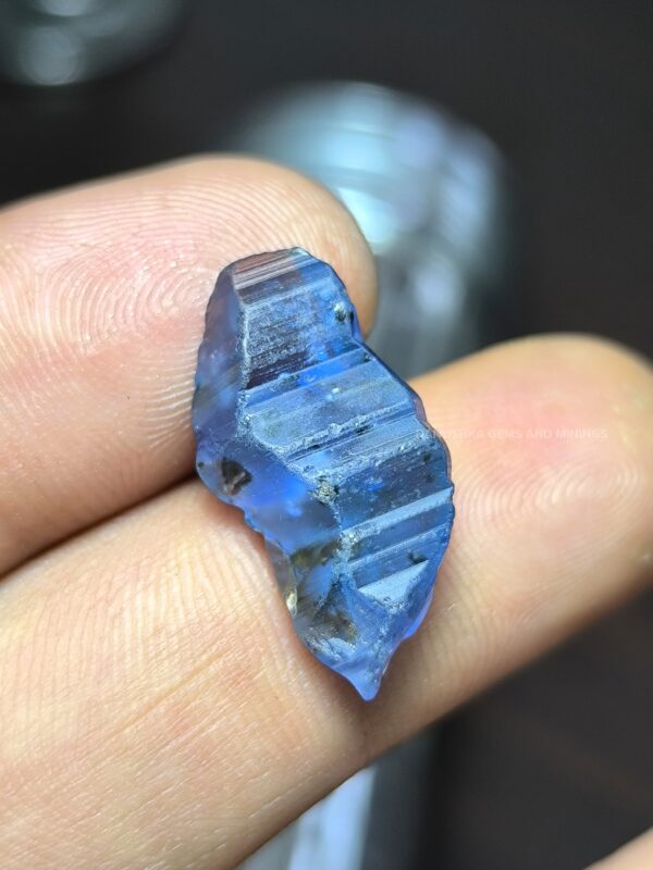Ceylon Natural Blue Sapphire Crystal