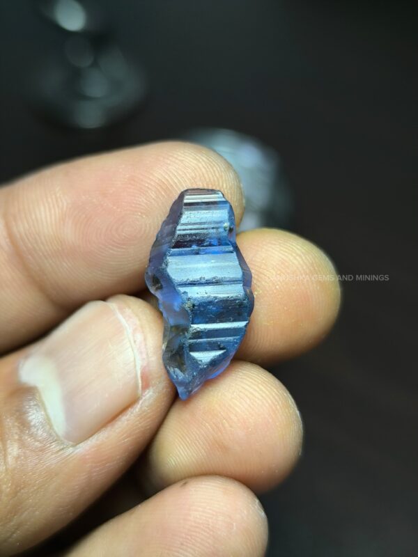 Ceylon Natural Blue Sapphire Crystal