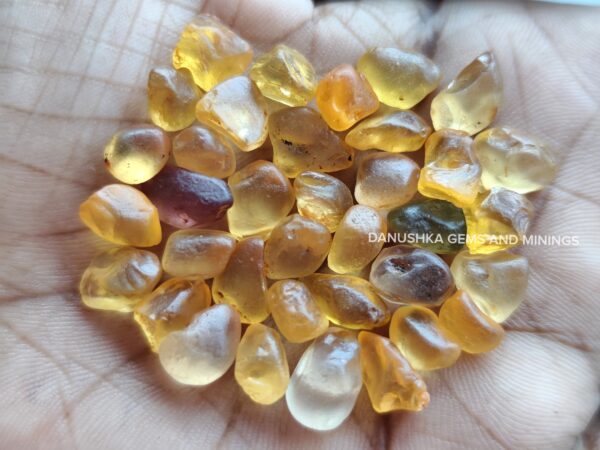 Facet Grade Orange Zircon Rough Lot