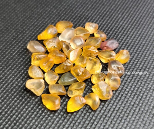 Facet Grade Orange Zircon Rough Lot