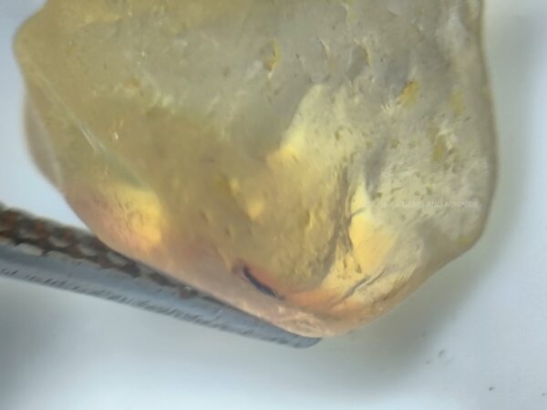 Peach Sapphire Rough with Padparadscha Pleochroism