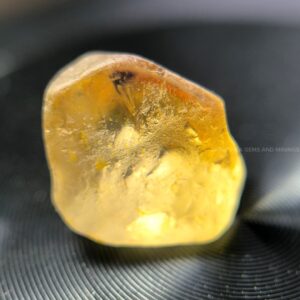 Peach Sapphire Rough with Padparadscha Pleochroism