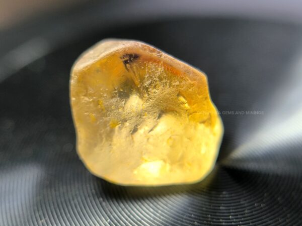 Peach Sapphire Rough with Padparadscha Pleochroism