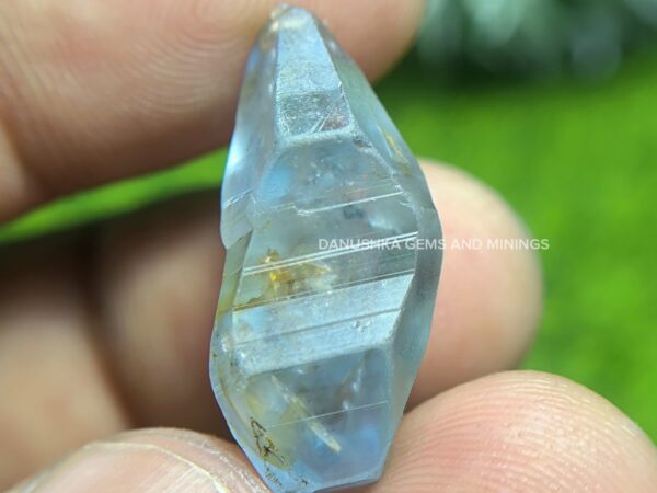 Ceylon Natural Blue Sapphire Single pyramidal Crystal
