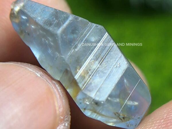 Ceylon Natural Blue Sapphire Single pyramidal Crystal