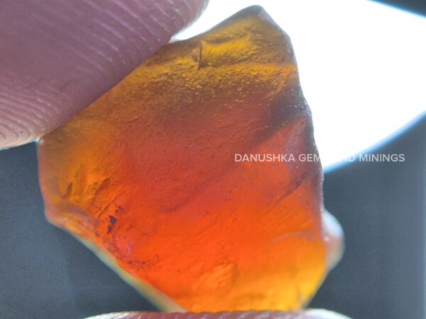 Facet Grade Ceylon Natural Hessonite Garnet Rough