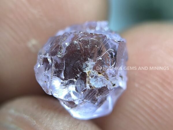 Facet Grade Natural Lilac Mist Colour Spinel Rough