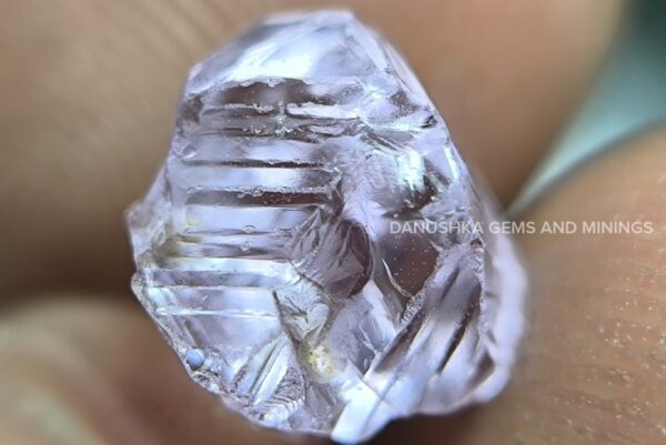 Facet Grade Natural Lilac Mist Colour Spinel Rough