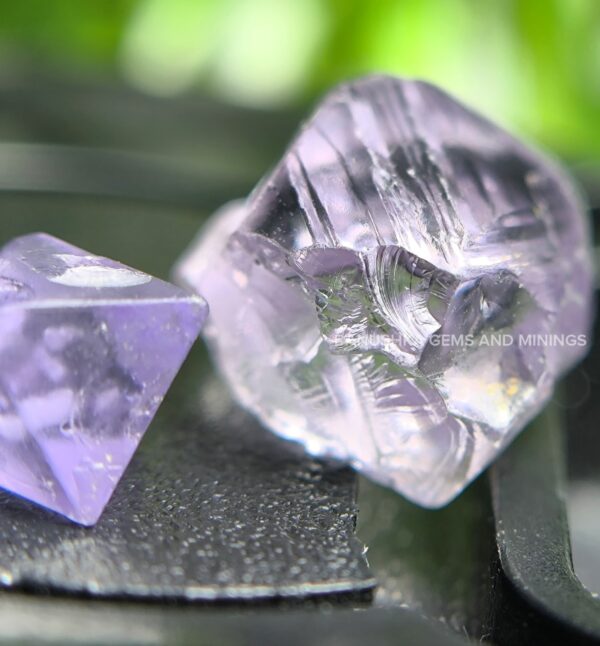 Facet Grade Natural Lilac Mist Colour Spinel Rough