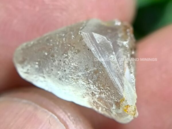 Facet Grade Natural White Sapphire Rough