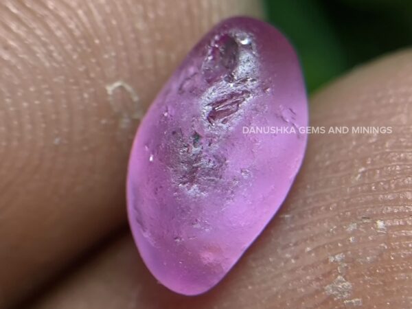 Natural Light Fuchsia Pink Color Sapphire Rough