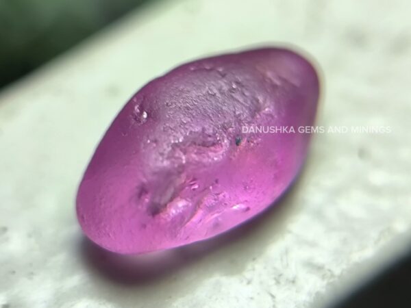 Natural Light Fuchsia Pink Color Sapphire Rough