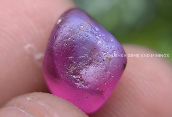 natural pink sapphire rough