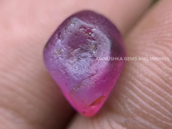 natural pink sapphire rough