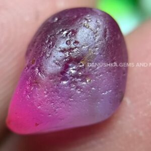 natural pink sapphire rough