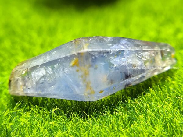 natural bi-pyramidal sapphire crystal