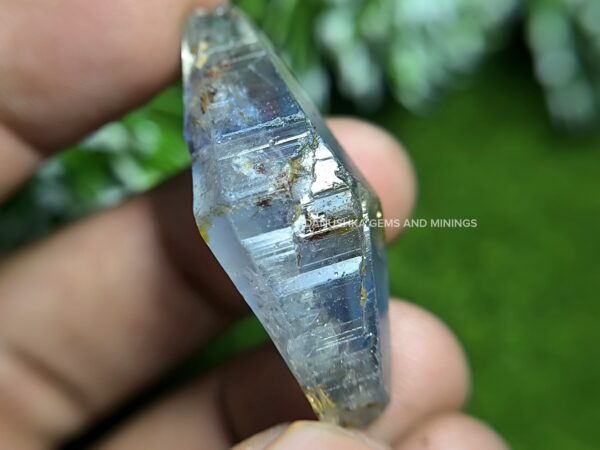 natural bi-pyramidal sapphire crystal