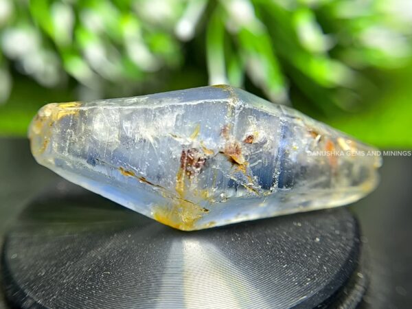 natural bi-pyramidal sapphire crystal