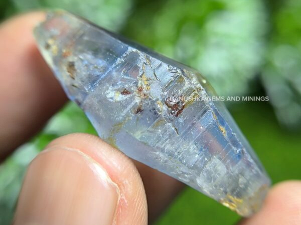 natural bi-pyramidal sapphire crystal