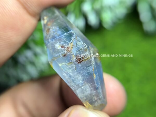 natural bi-pyramidal sapphire crystal