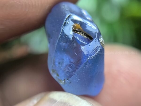 Natural unheated Ceylon blue sapphire rough