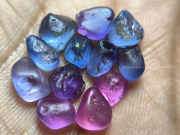 natural facet grade sapphires