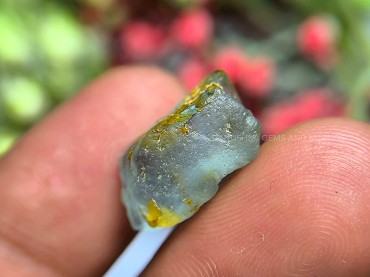 natural Aquamarine rough