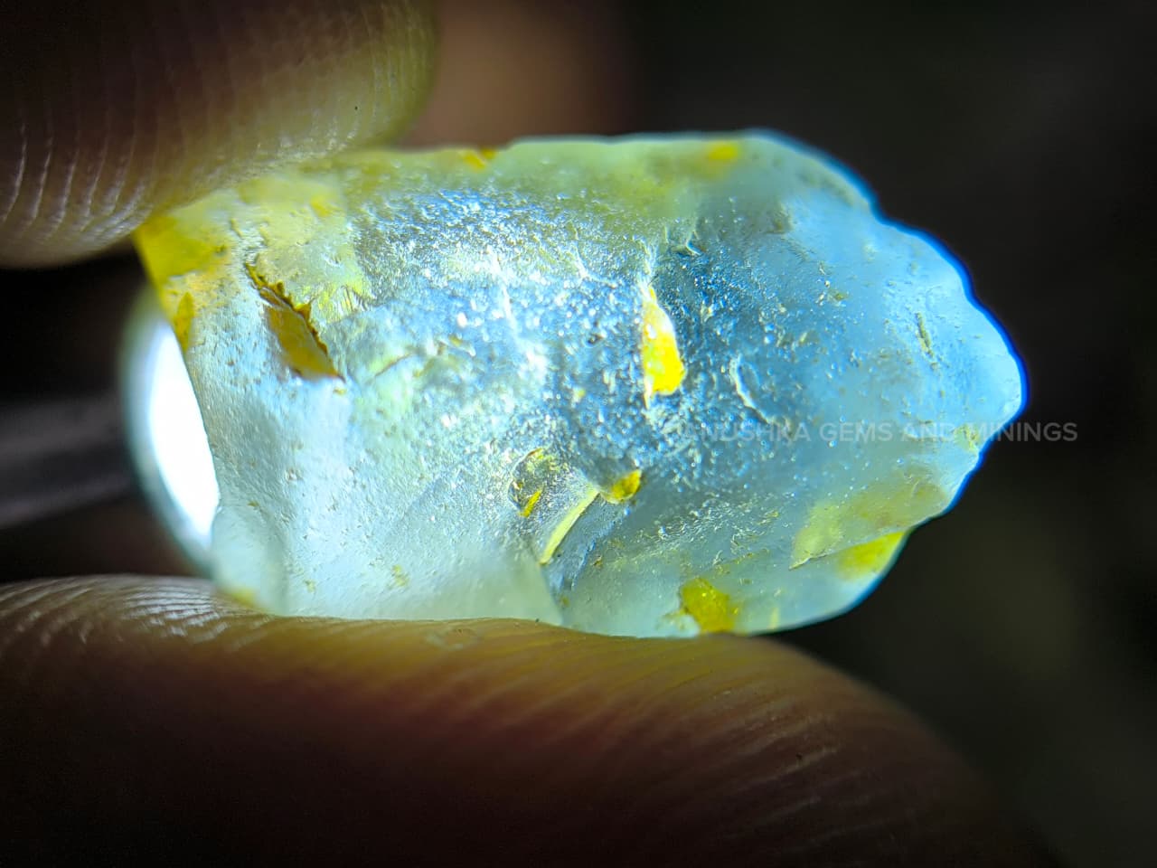 natural Aquamarine rough