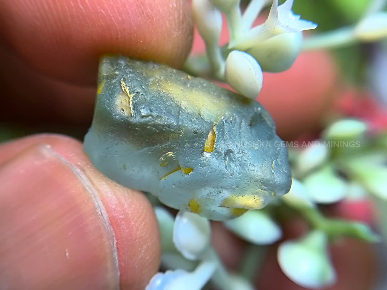 natural Aquamarine rough