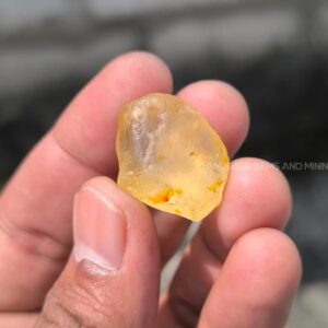 Ceylon Natural Yellow Sapphire rough