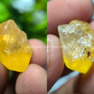 Ceylon Natural Yellow Sapphire – Facet Grade Rough