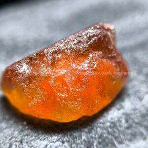 Facet Grade Mandarin Garnet Rough
