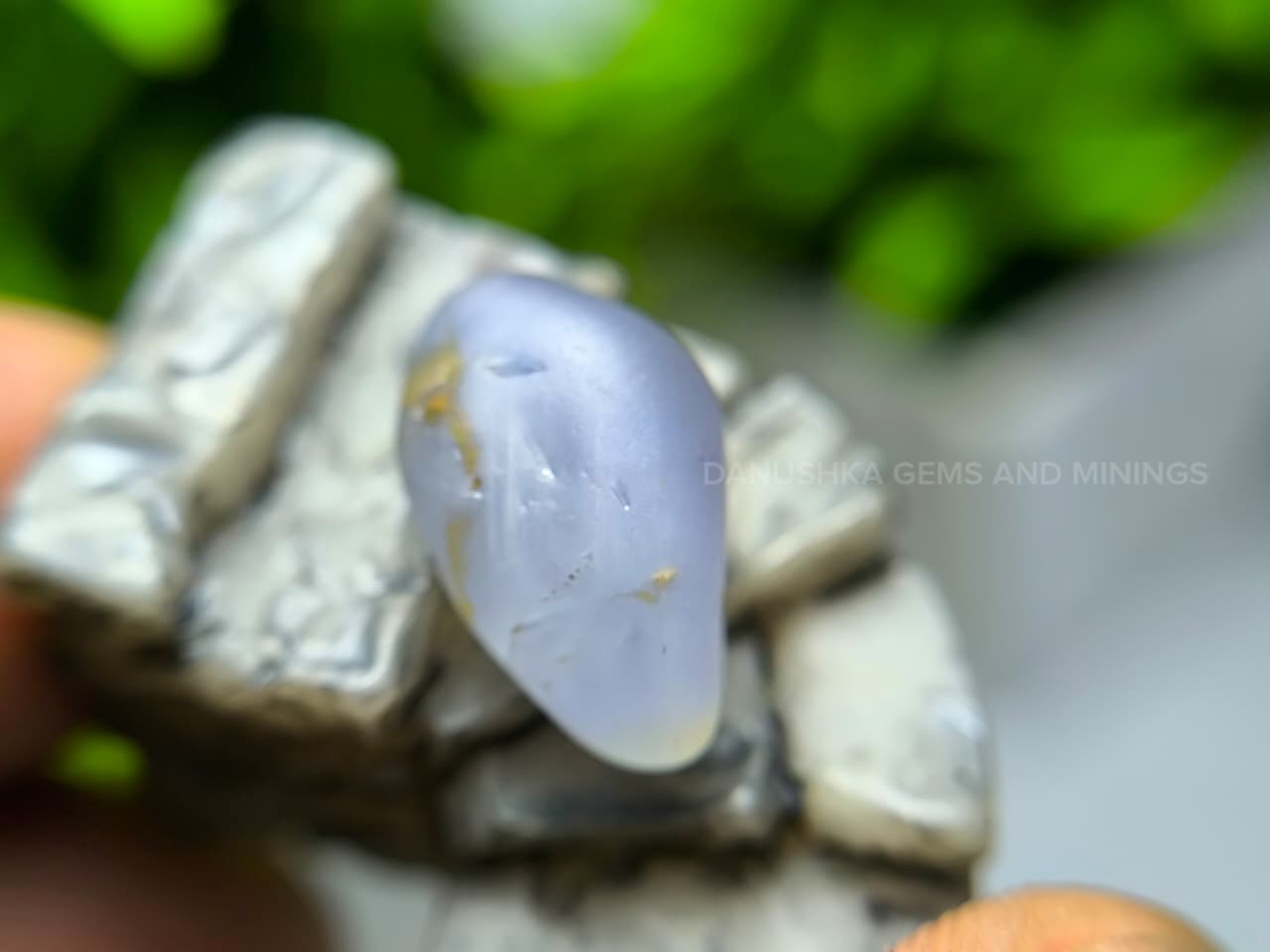 natural milky sapphire rough