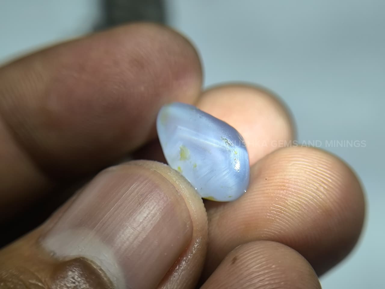 natural milky sapphire rough